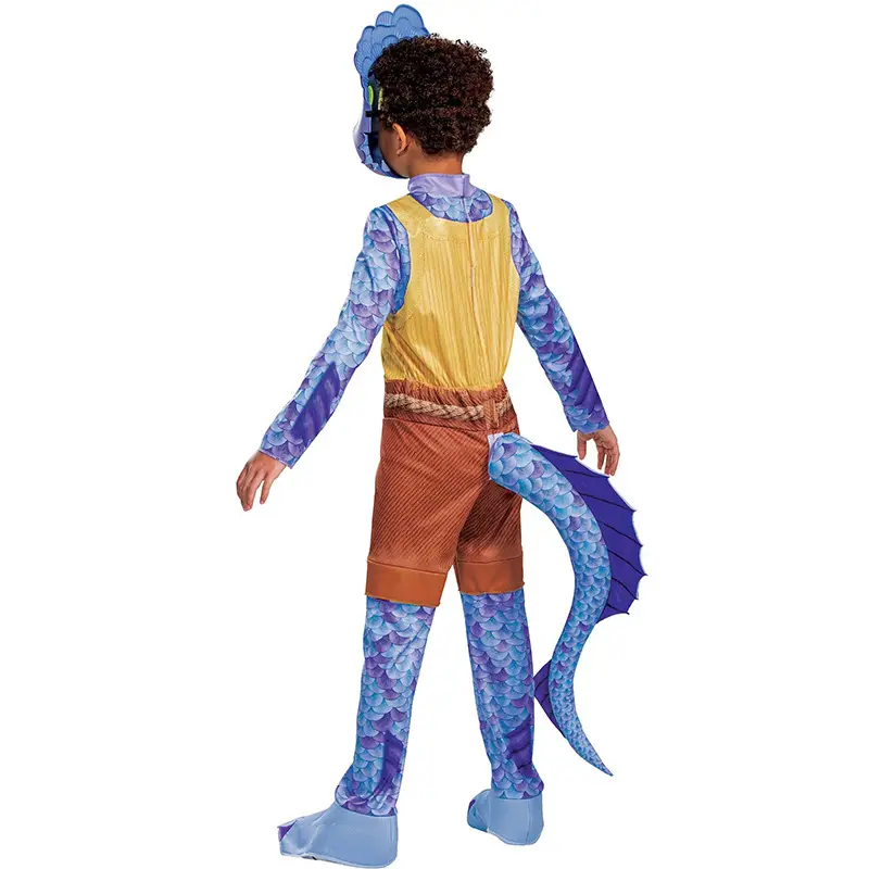 Children's Green Sea Monster Costume Summer Suit - Image 5