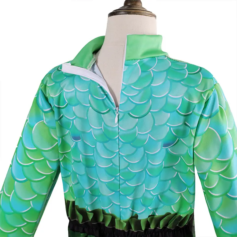 Children's Green Sea Monster Costume Summer Suit — feature 10