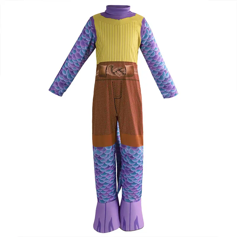 Children's Green Sea Monster Costume Summer Suit — feature 14