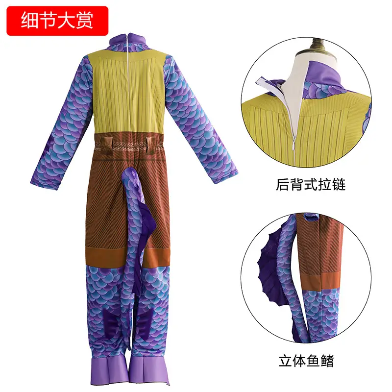 Children's Green Sea Monster Costume Summer Suit — feature 16