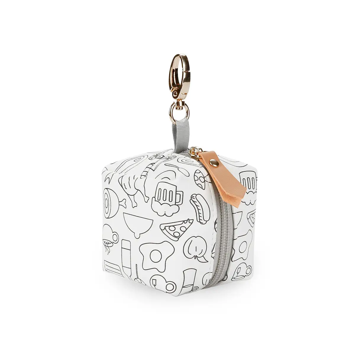 Pu Waterproof Pacifier Bag with Zipper Closure - Image 5