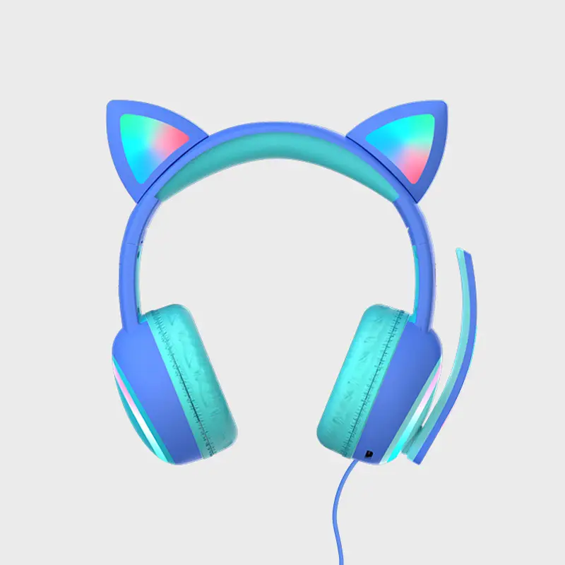 Pink Cat Ears Bluetooth Headphones for Kids - Image 6