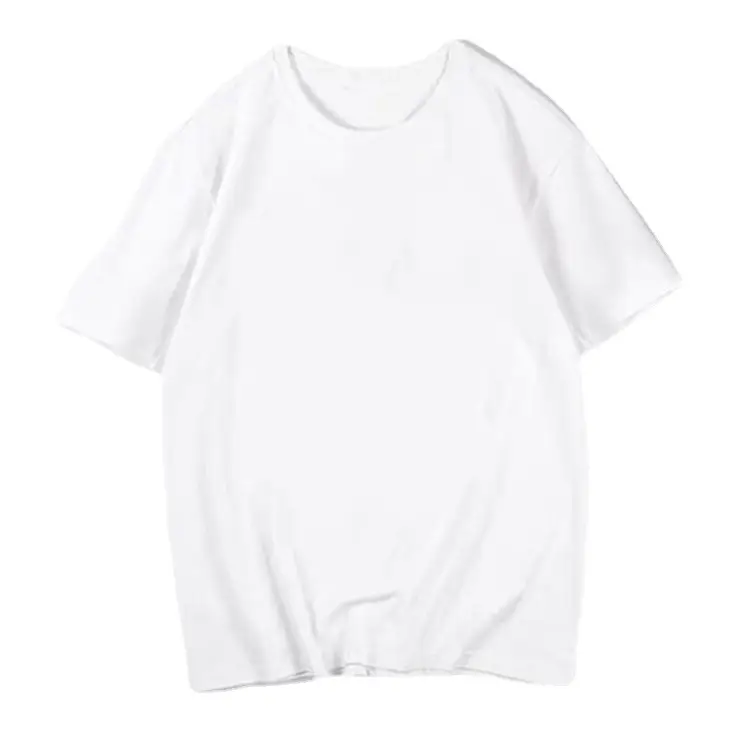 2023 White Pure Cotton Women's T-Shirt Loose Large - Image 8