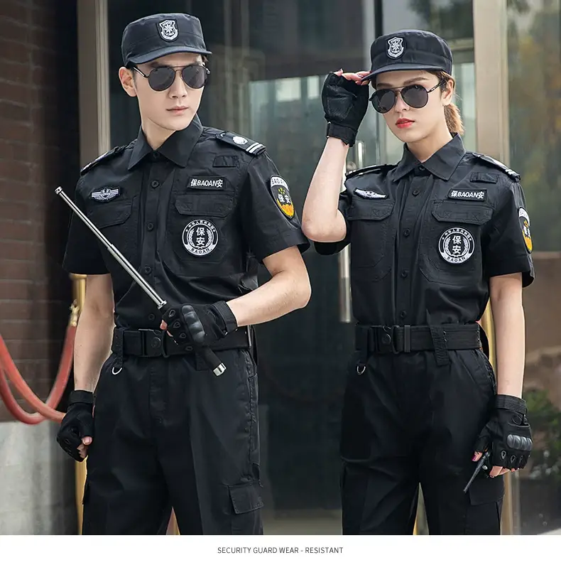 Men Black Summer Trousers with Zipper Back — feature 21