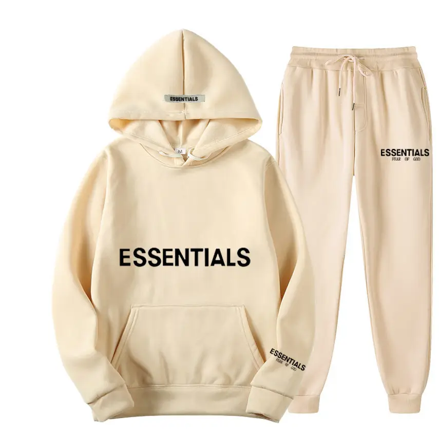 Blue Fearofgod Sweatpants Set with Logo Print — feature 23