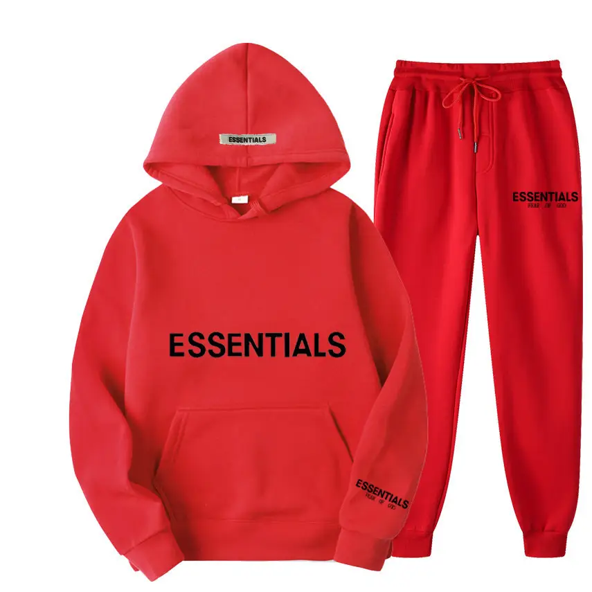 Blue Fearofgod Sweatpants Set with Logo Print