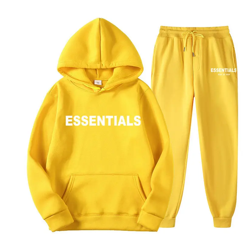Blue Fearofgod Sweatpants Set with Logo Print