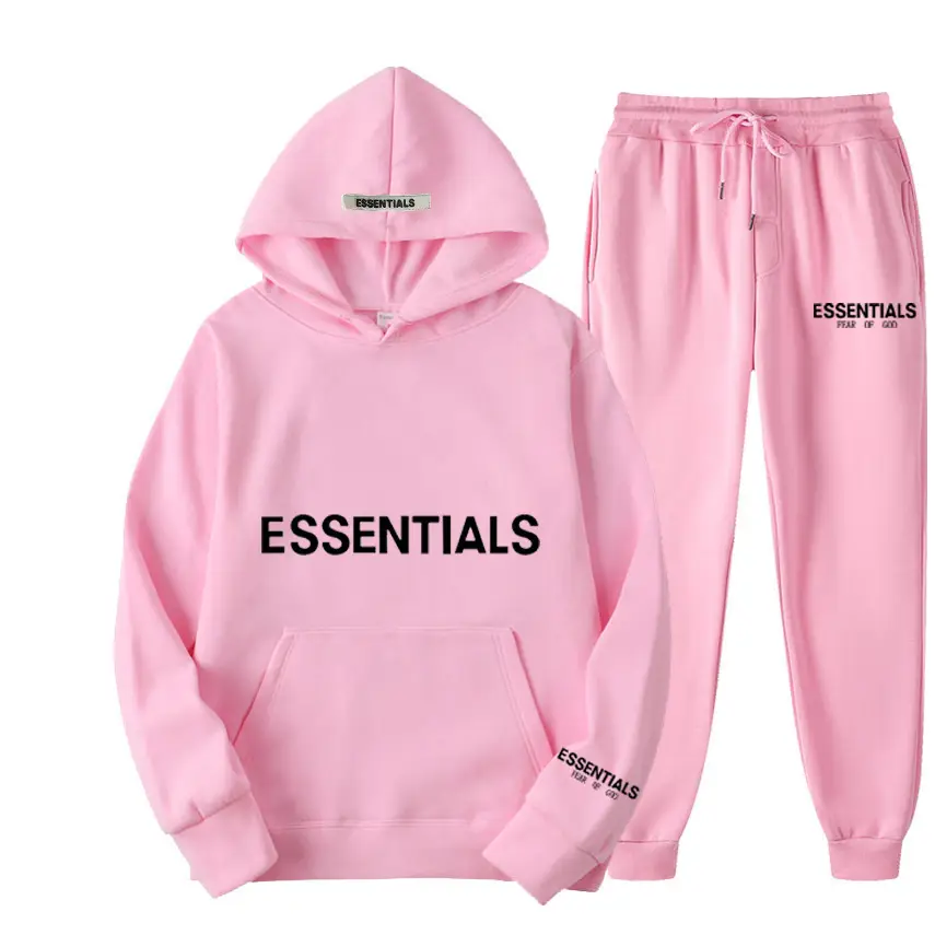 Blue Fearofgod Sweatpants Set with Logo Print