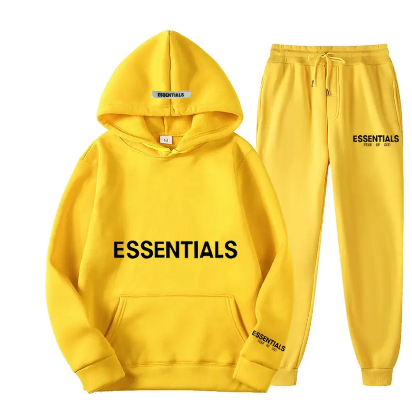 Blue Fearofgod Sweatpants Set with Logo Print