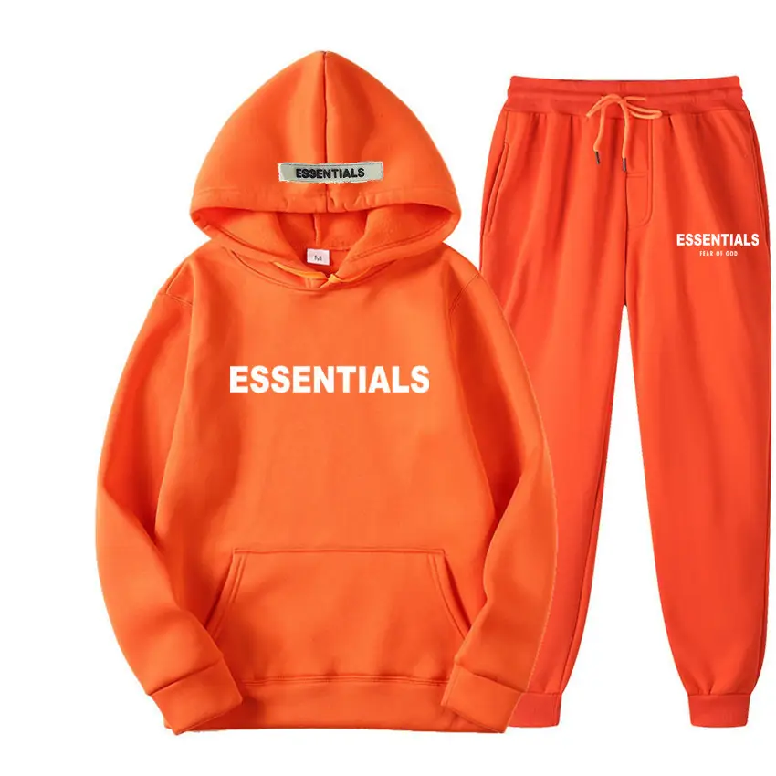 Blue Fearofgod Sweatpants Set with Logo Print
