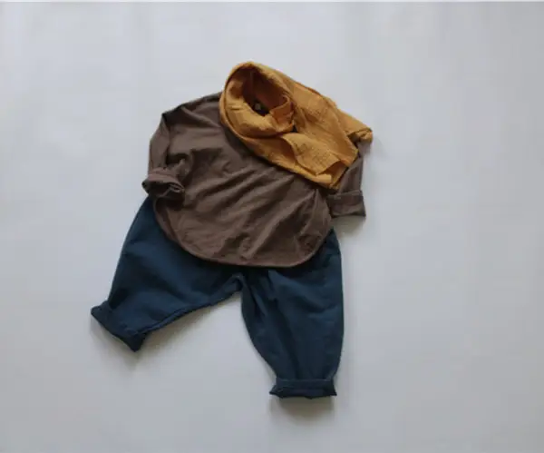 2026 Spring Boys T-Shirt Green Long Sleeve Korean Style — feature 8