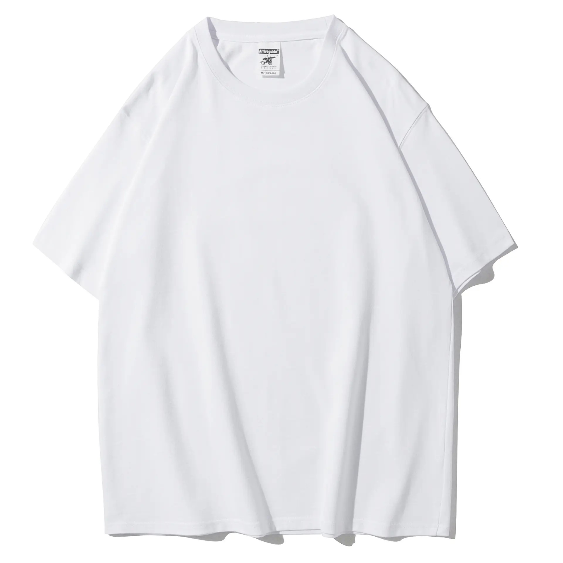 Men's Blue Cotton Crewneck T-Shirt AG280g - Image 24
