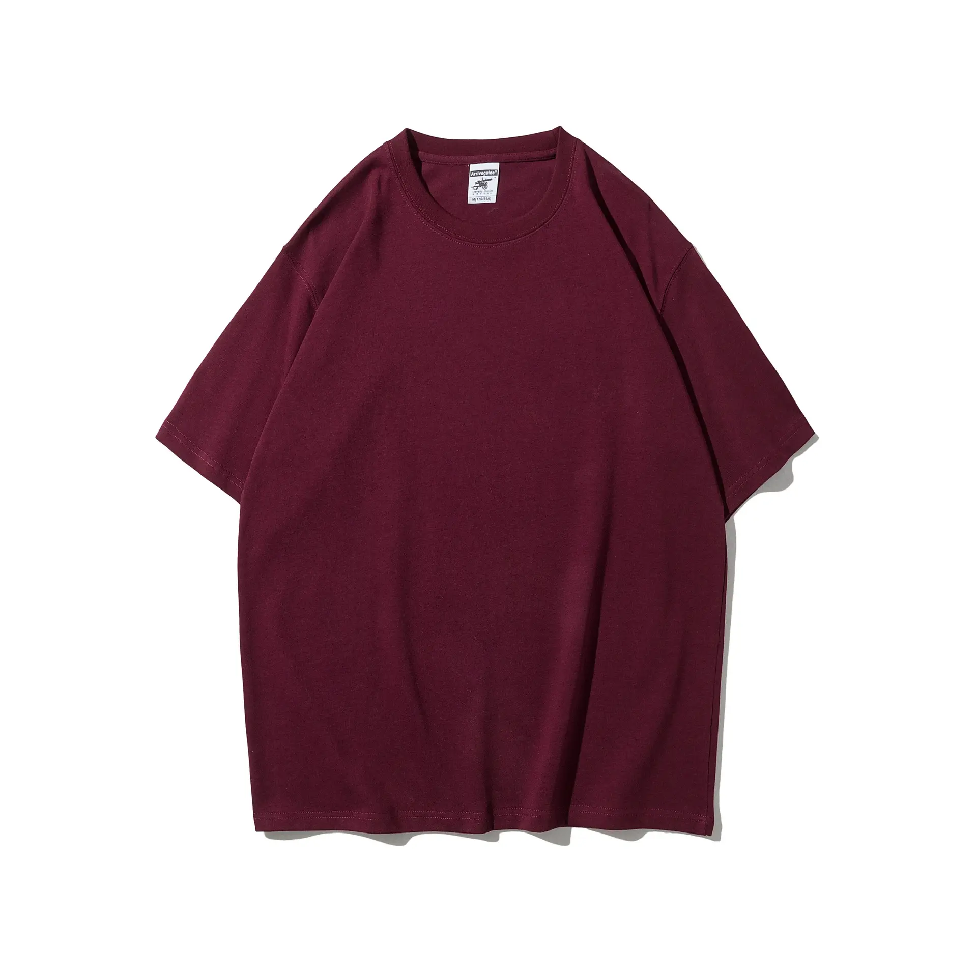 Men's Blue Cotton Crewneck T-Shirt AG280g - Image 5