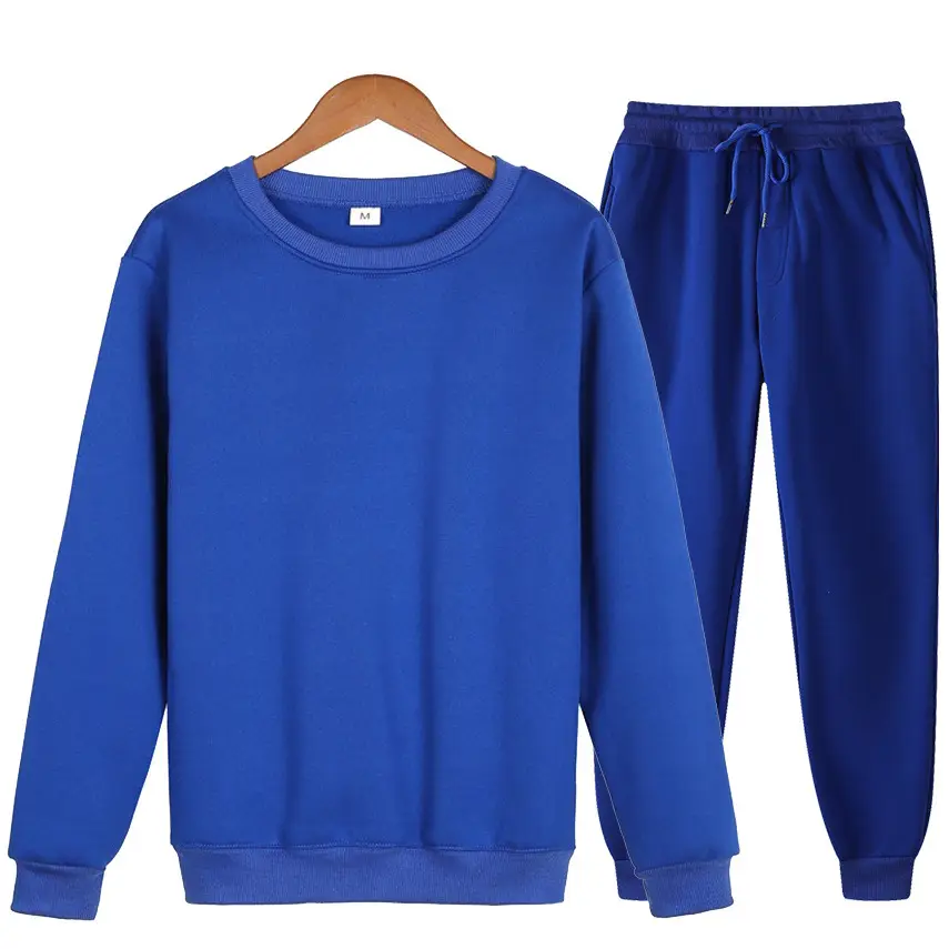 Men Grey Sweatshirt Set 2021 Spring Loose Fit - Image 12