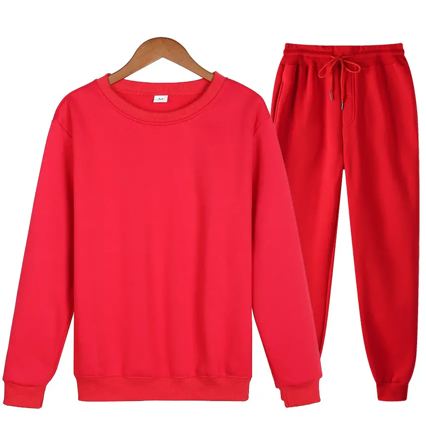 Men Grey Sweatshirt Set 2021 Spring Loose Fit - Image 6