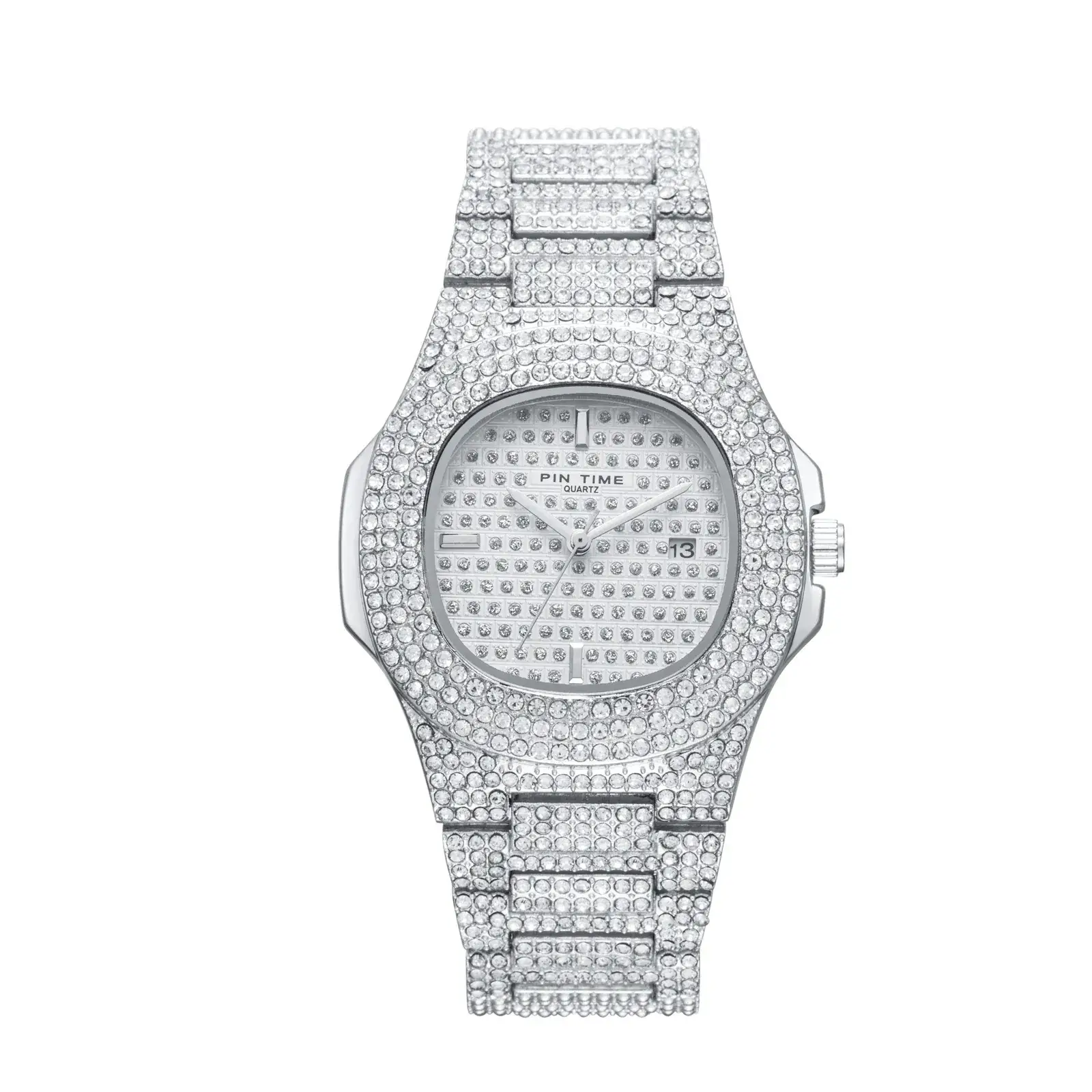 Pintime Rose Gold Diamond Watch for Men - Image 5