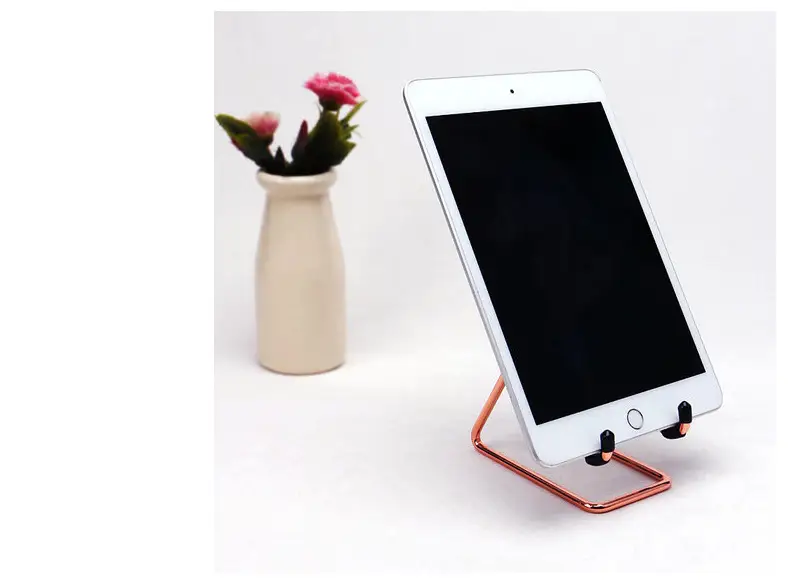 Green Metal Mobile Phone Stand with Wire Forming Design — feature 10