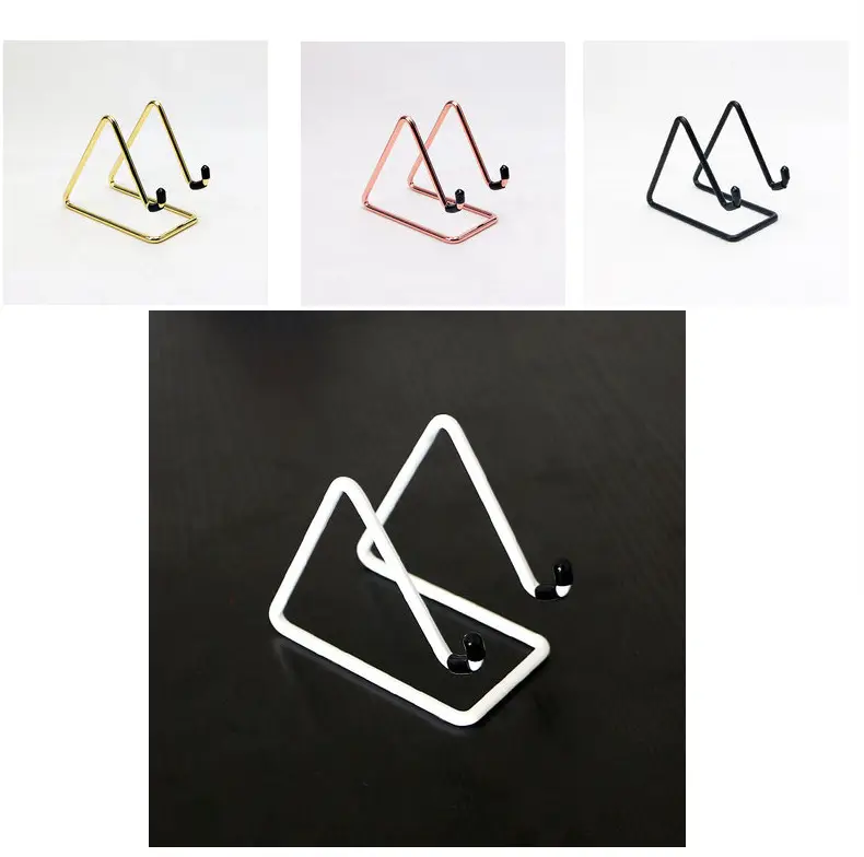 Green Metal Mobile Phone Stand with Wire Forming Design — feature 6
