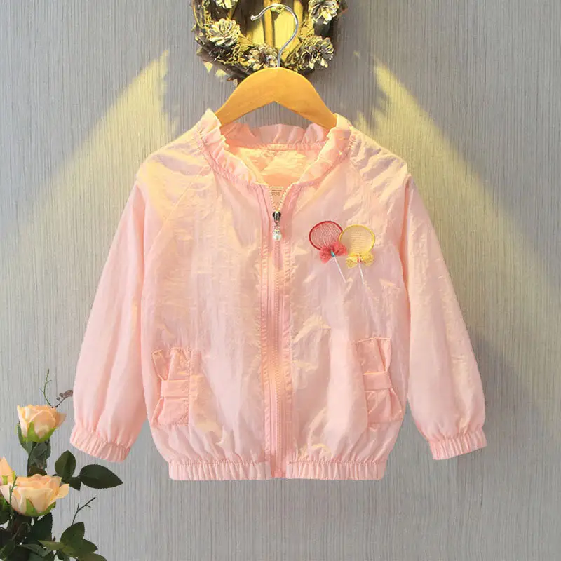 Pink Embroidered Jacket for Girls Spring Autumn 2025 Medium Large - Image 6