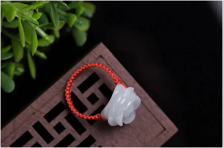 Guan Yu Jade Ring Flower Design for Women — feature 11