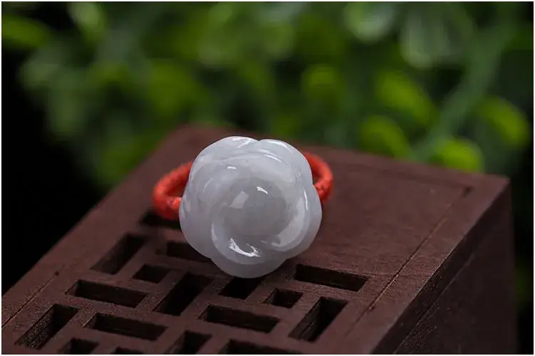 Guan Yu Jade Ring Flower Design for Women — feature 13
