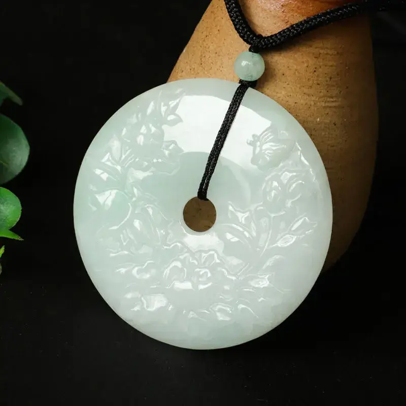 Guanyu Jade Pendant White A-Grade Wealth Peace - Image 2