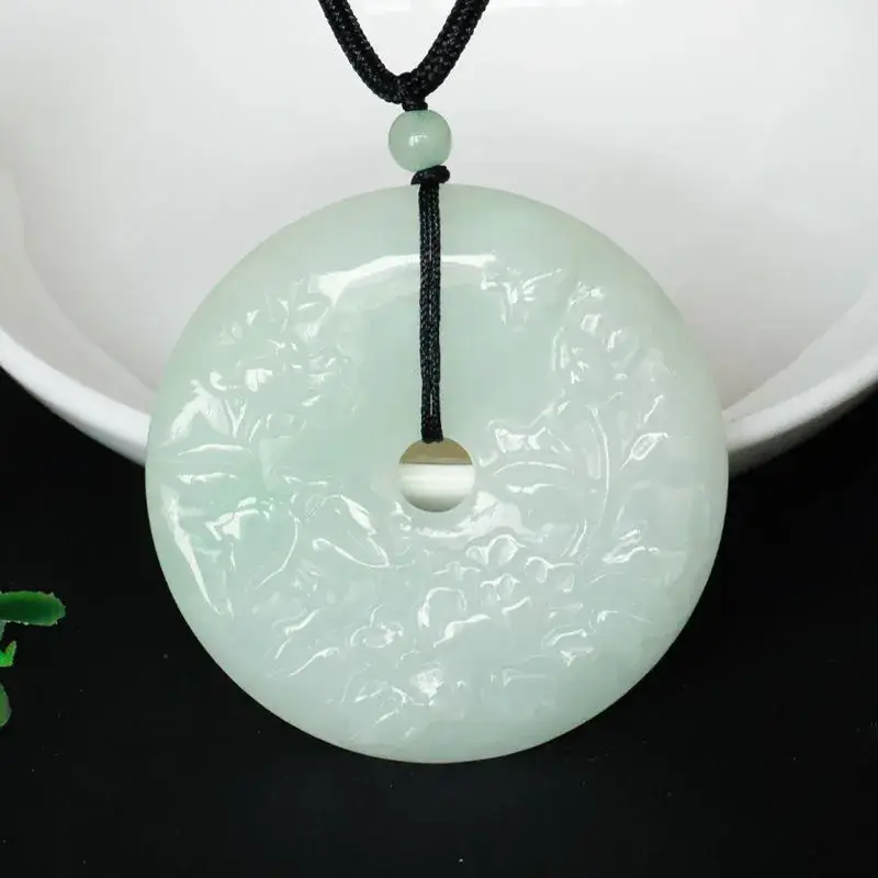 Guanyu Jade Pendant White A-Grade Wealth Peace - Image 5
