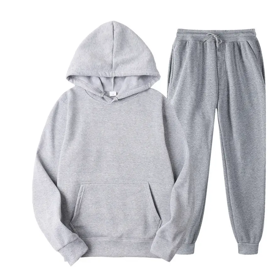 Men Pink Hoodie Pants Set Hoodie Pants