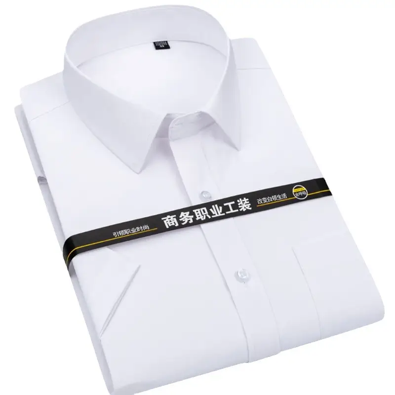 Men's Pink Long Sleeve Plain Shirt with Pockets - Image 140