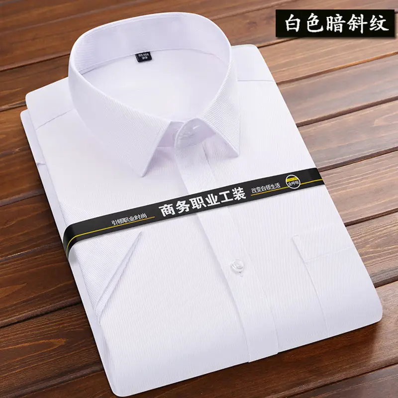 Men's Pink Long Sleeve Plain Shirt with Pockets - Image 91
