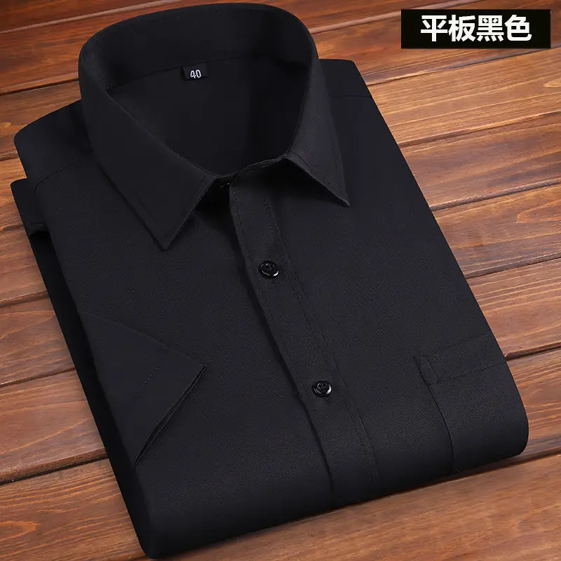 Men's Pink Long Sleeve Plain Shirt with Pockets - Image 133