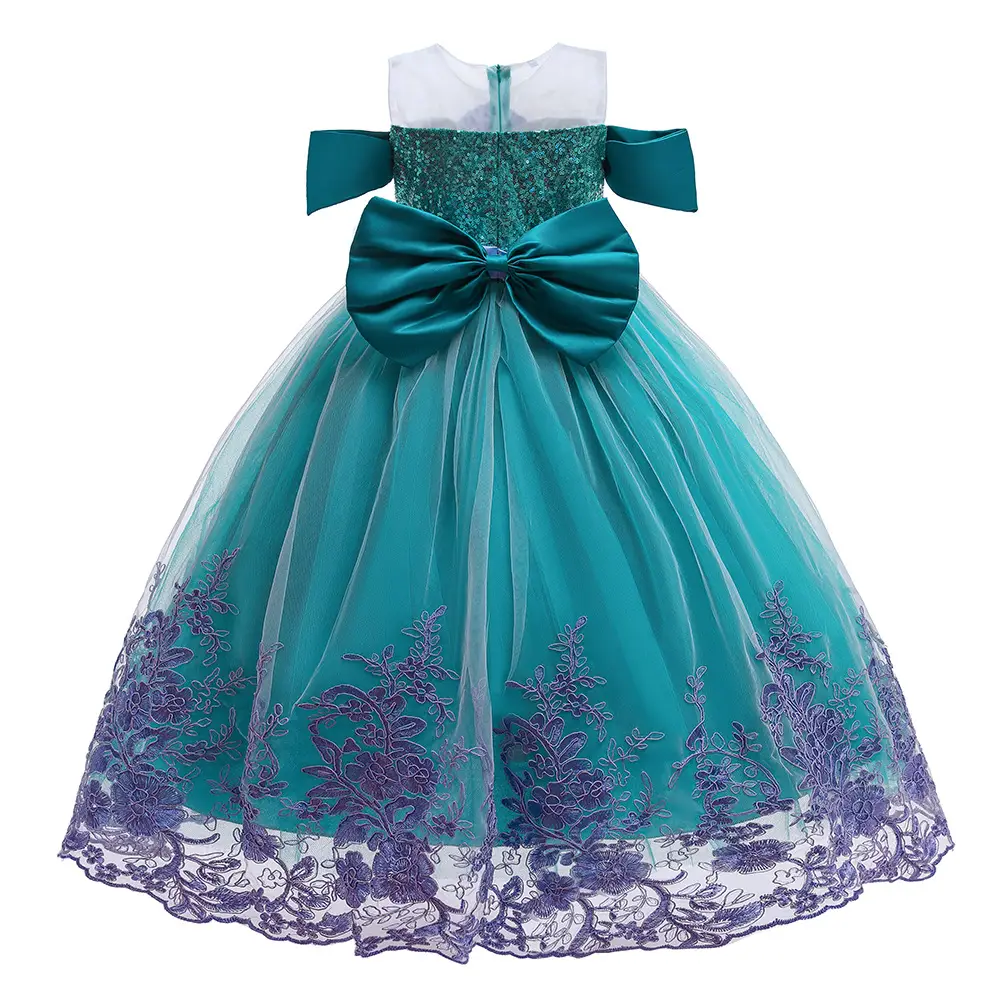 Halloween Mermaid Mesh Sequins Dress Princess Dress