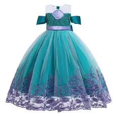 Halloween Mermaid Mesh Sequins Dress Princess Dress — feature 5