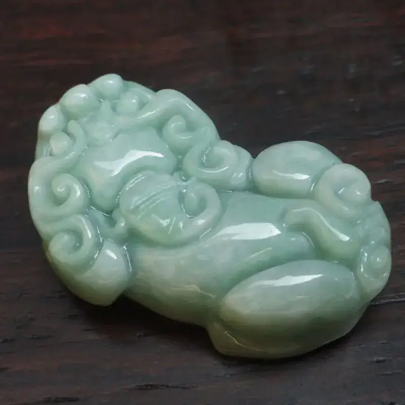 Guan Yu Natural Jade Pendant Pixiu Ornament - Image 4