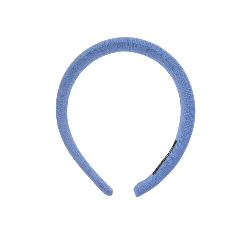 Soft Waxy Knitted Hairband in Blue Sweet Headband Pad - Image 8