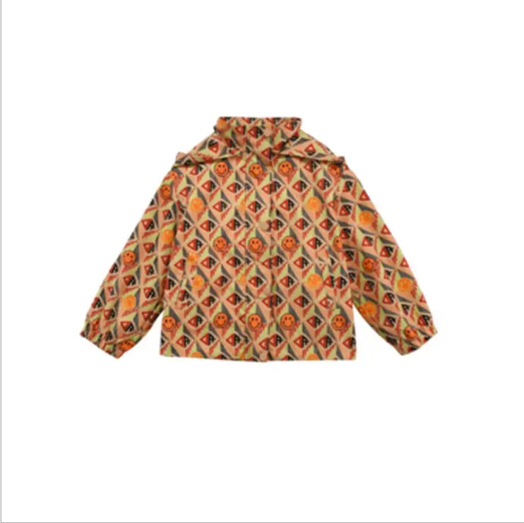 Girls Korean Style Trench Coat Long Sleeve Cartoon - Image 6