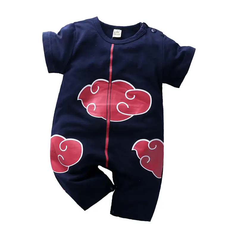 Cartoon Anime Baby Shorts Set Yellow Orange 0-1 Years - Image 2