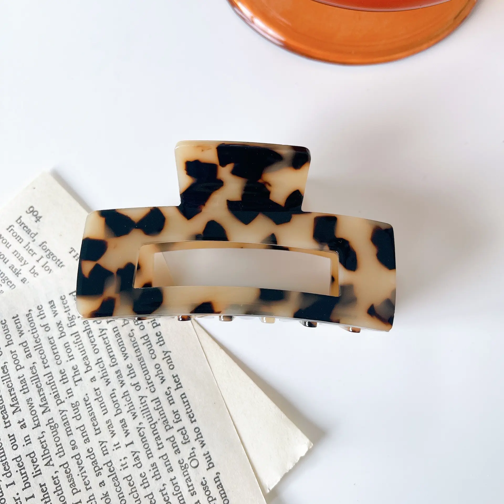 5#7.5cm medium long square light hawksbill color