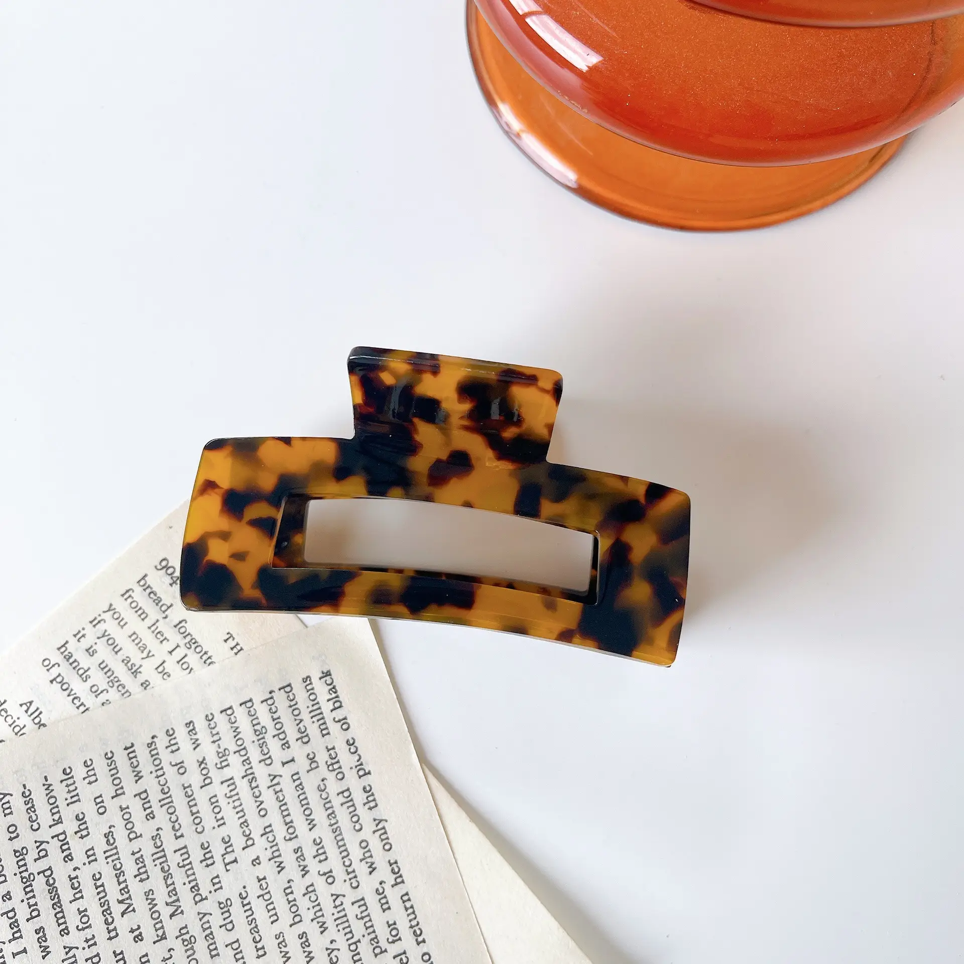 6#7.5cm medium long square deep hawksbill color