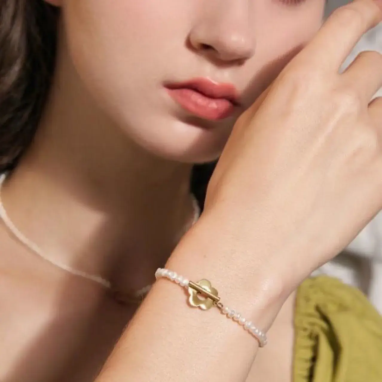 Flower Pearl Necklace for Women Summer Light Luxury - Image 9