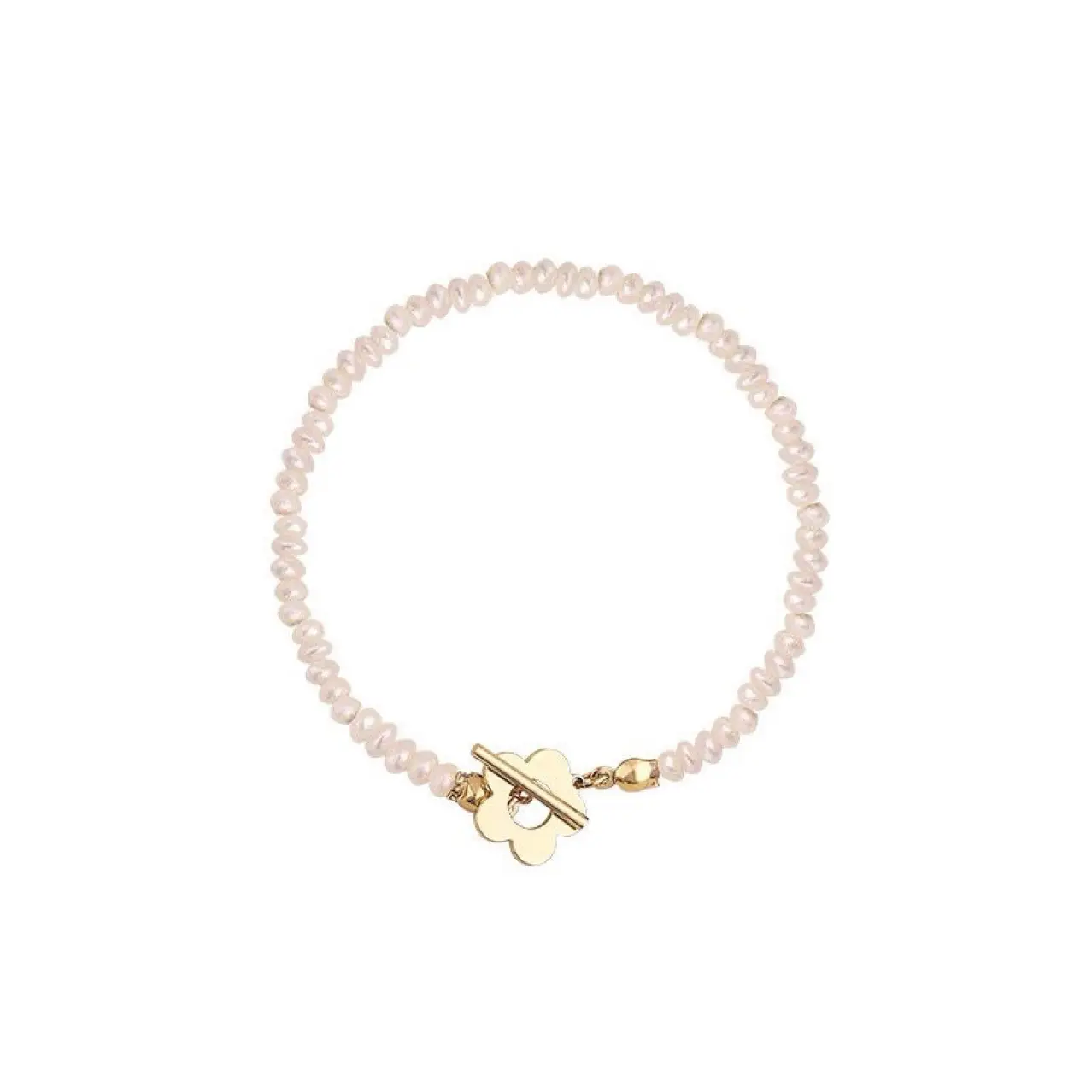 Flower Pearl Necklace for Women Summer Light Luxury — feature 6