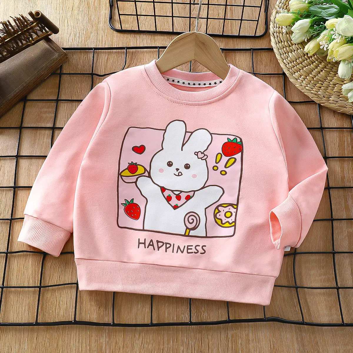 Red Rainbow Graphic Kids Sweatshirt 2025 Cotton - Image 22