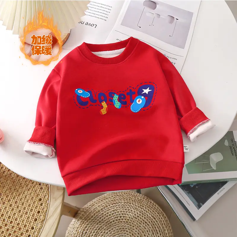 Red Rainbow Graphic Kids Sweatshirt 2025 Cotton - Image 19
