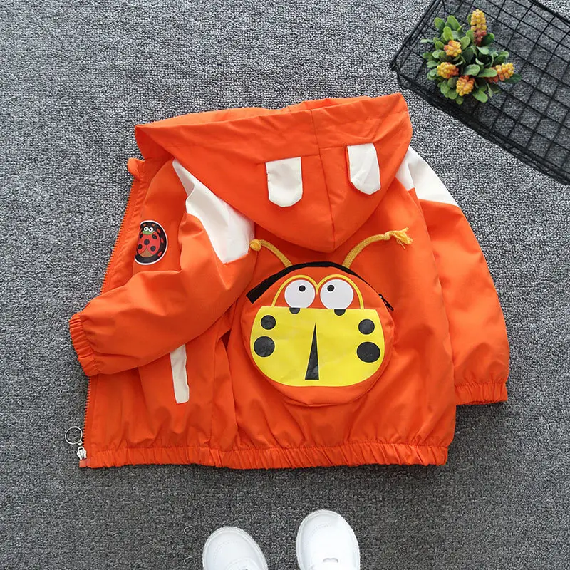 Blue Minion Hooded Zipper Coat for Boys Spring 2025 - Image 2