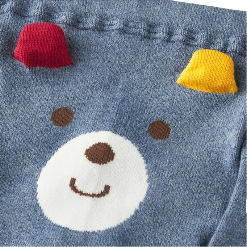 Japanese Cartoon Bear Ears Leggings Pants for Boys Girls - Image 5