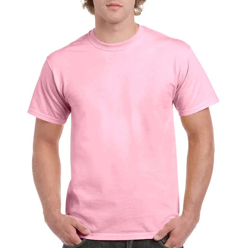 Pure Cotton Green Men's T-Shirt Short Sleeve Export Large