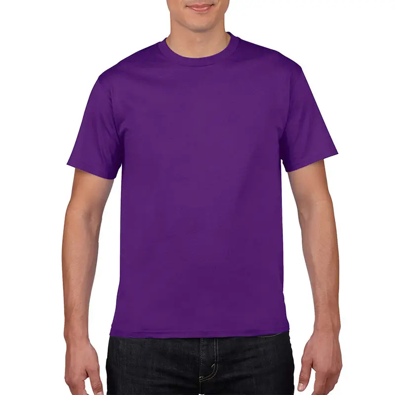 Pure Cotton Green Men's T-Shirt Short Sleeve Export Large
