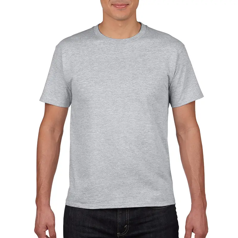 Pure Cotton Green Men's T-Shirt Short Sleeve Export Large