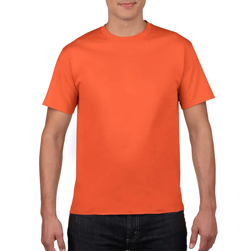 Pure Cotton Green Men's T-Shirt Short Sleeve Export Large