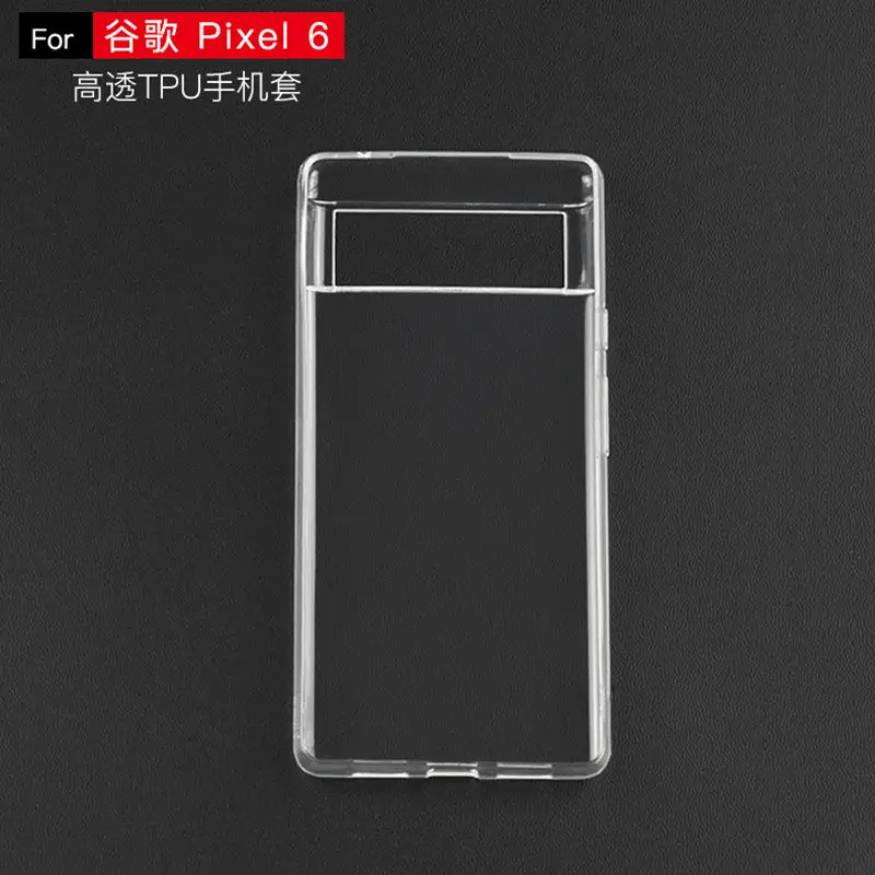 Transparent Google Pixel 6 Pro Soft Rubber Case 5xl